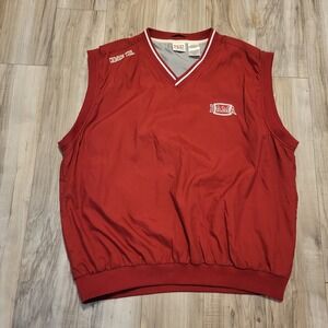 Alabama Crimson Tide Vest Mens 2XL Maroon Sleeveless V-Neck Pullover NCAA VGT